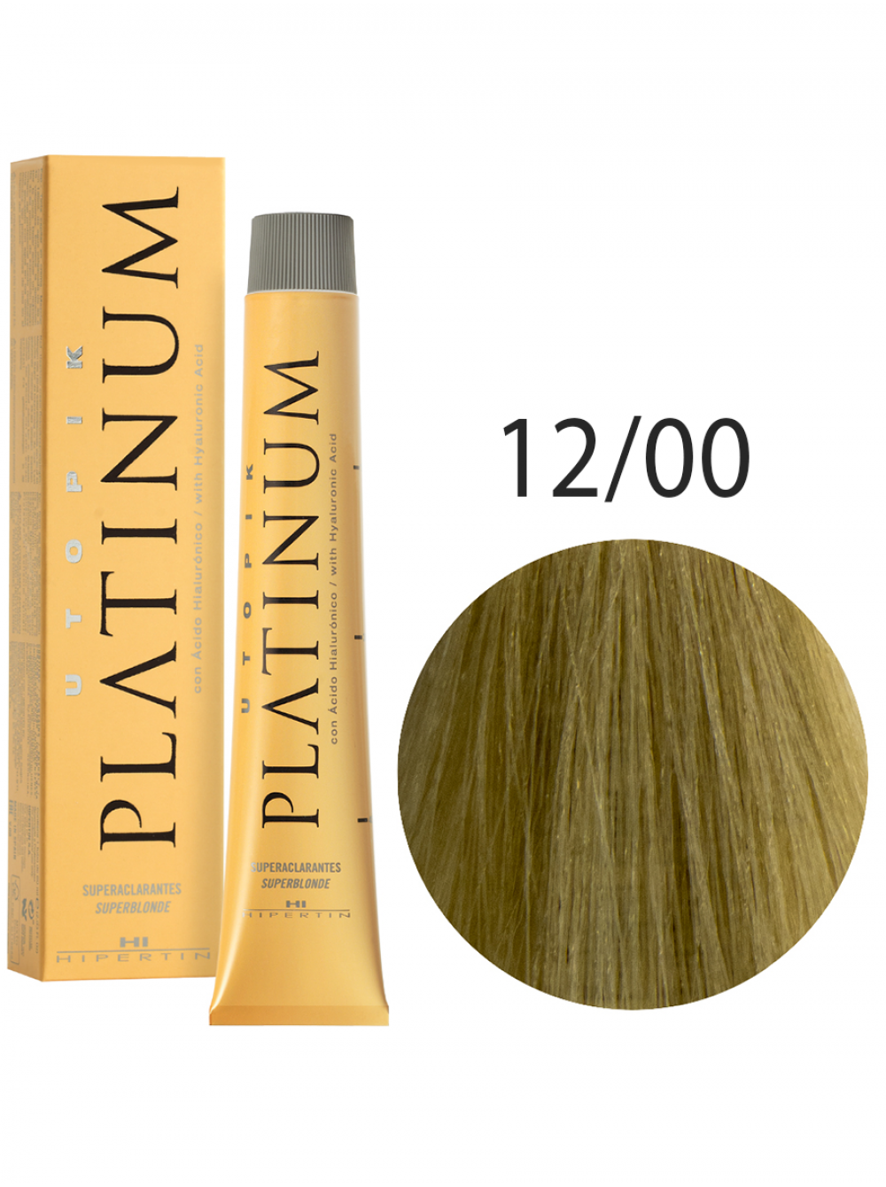Краска для волос Utopik Platinum 12/00, супер-блонд натуральный интенсивный, 60 мл