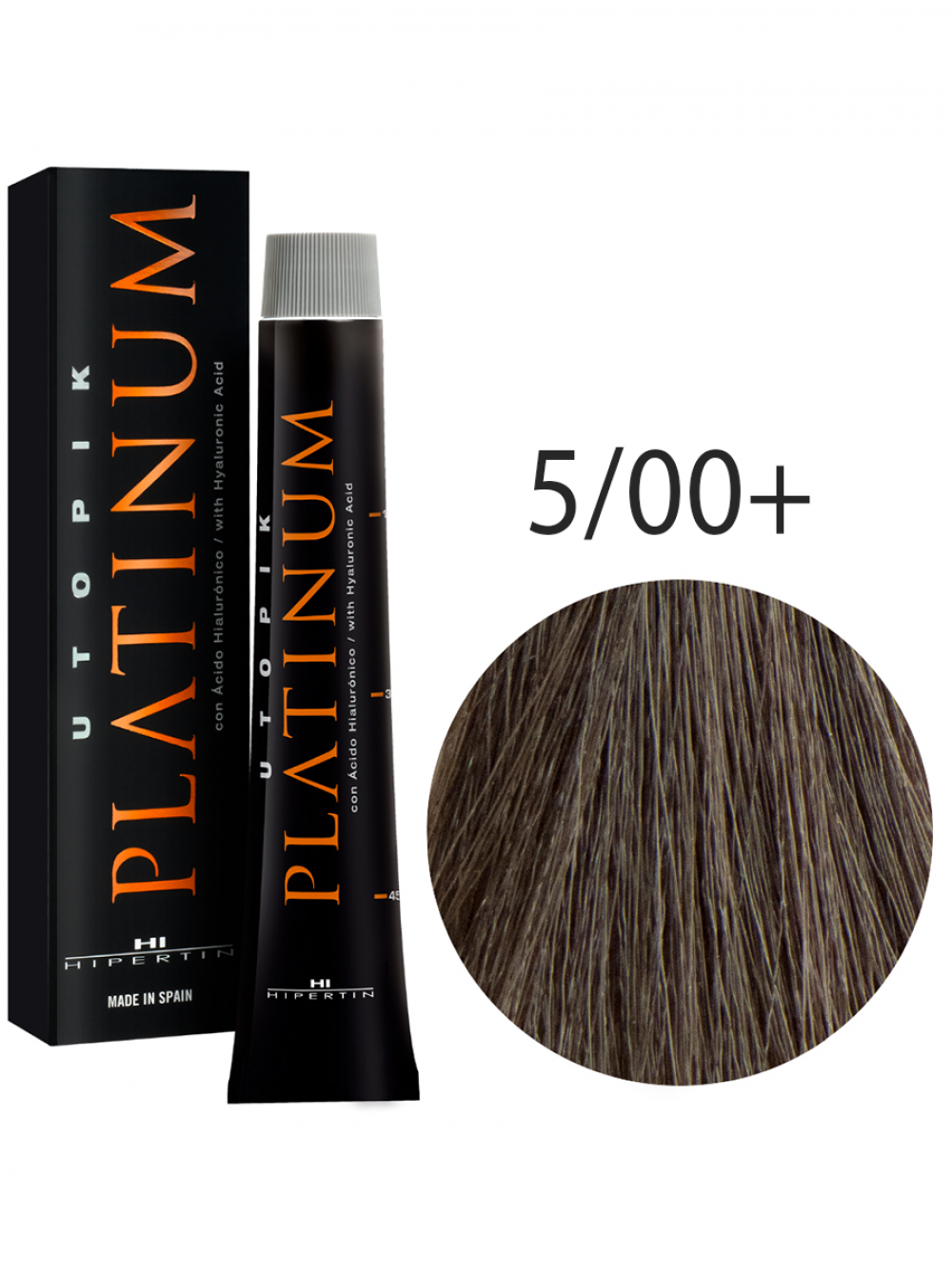 Краска для волос Utopik Platinum 5/00+, светло-каштановый интенсивный, 60 мл