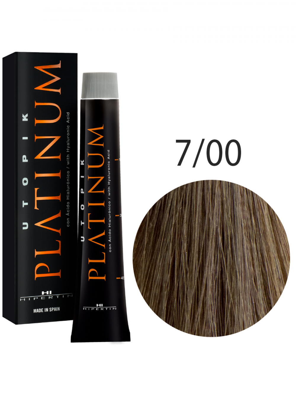 Краска для волос Utopik Platinum 7/00, блондин натуральный, 60 мл