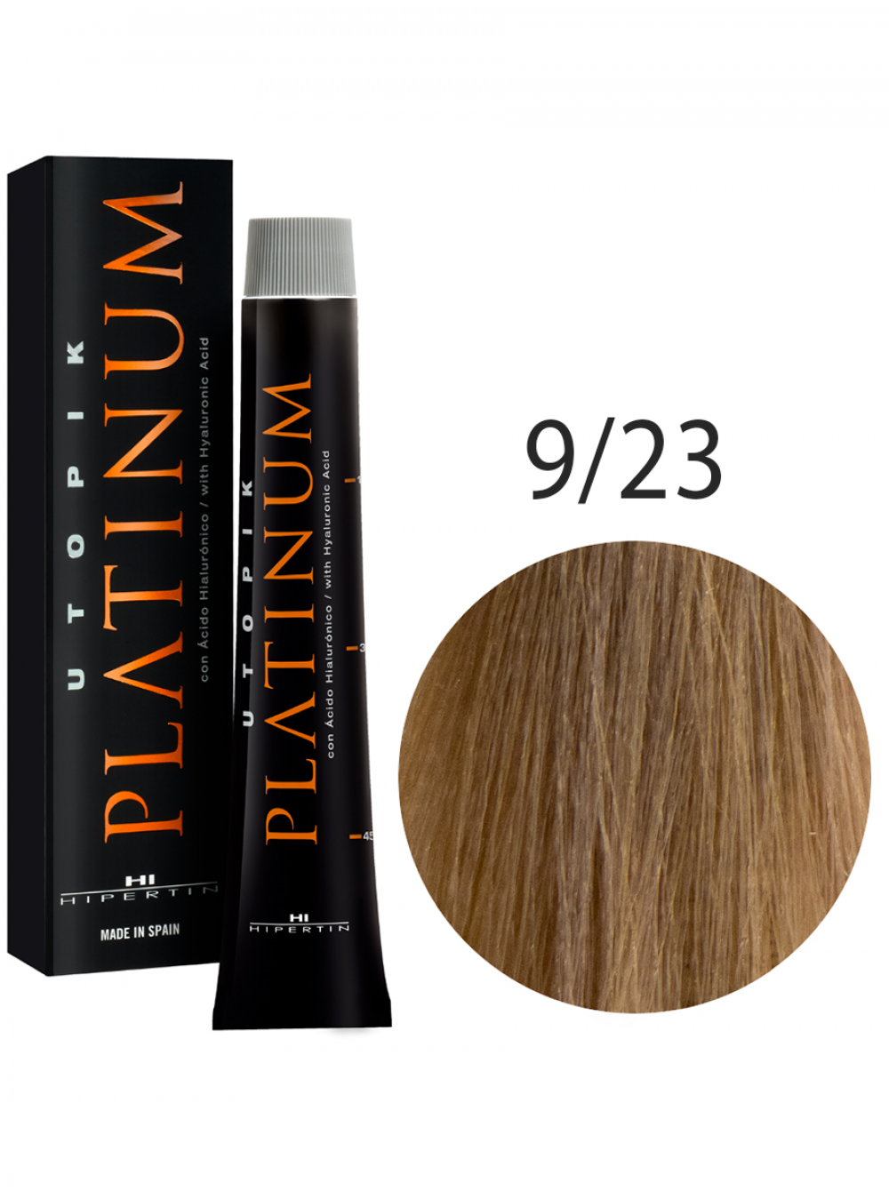 Краска для волос Utopik Platinum 9/23, очень светлый блондин перламутрово-золотистый, 60 мл