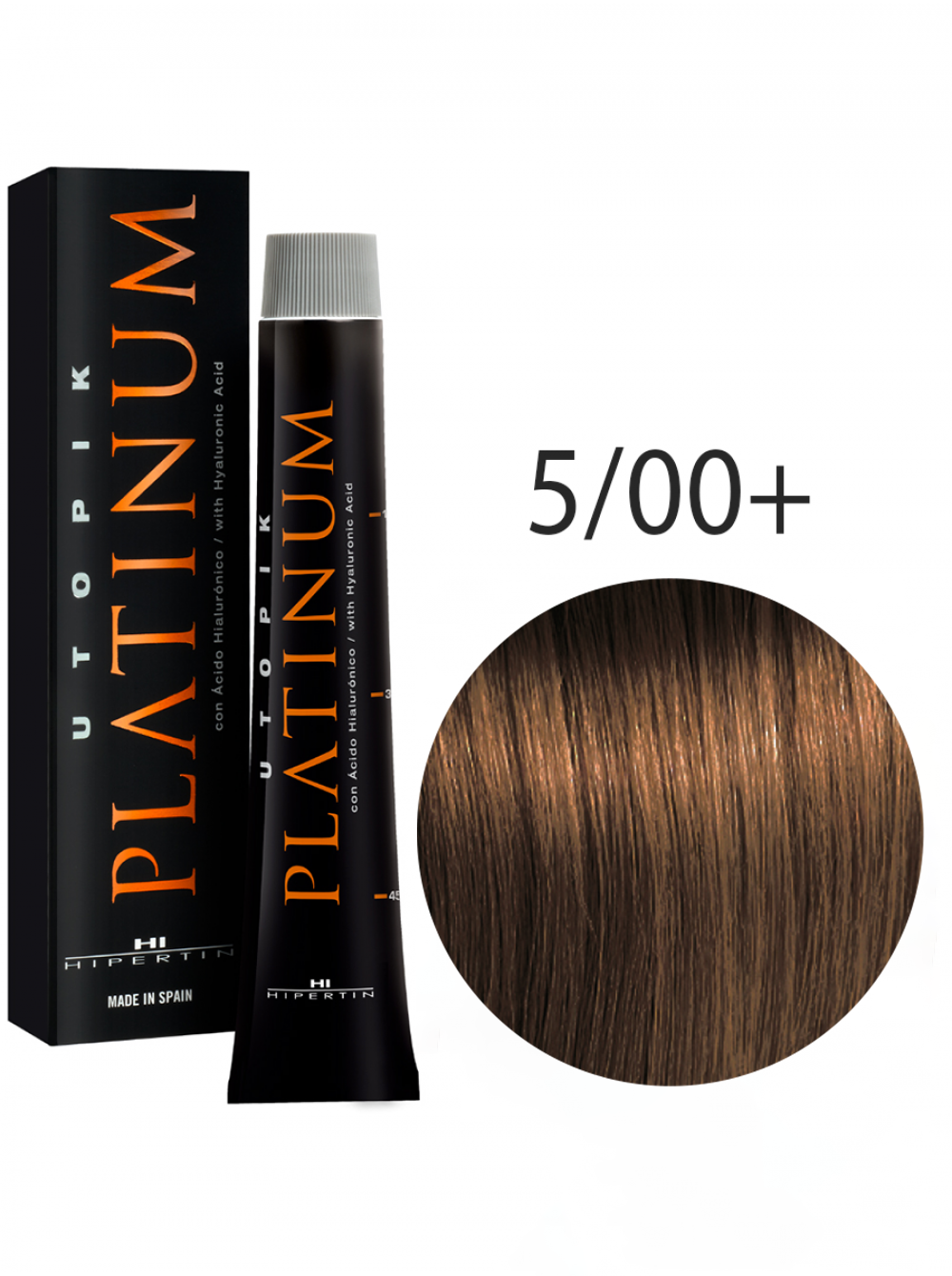 Краска для волос Utopik Platinum 5/00+, светло-каштановый интенсивный, 60 мл