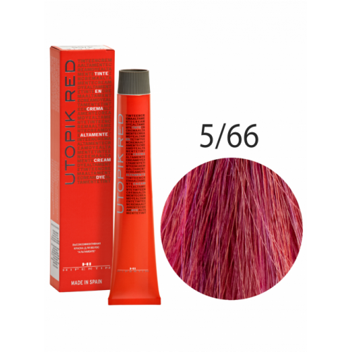 Краска для волос Utopik Altamente 5/66U, бордо, 60 мл